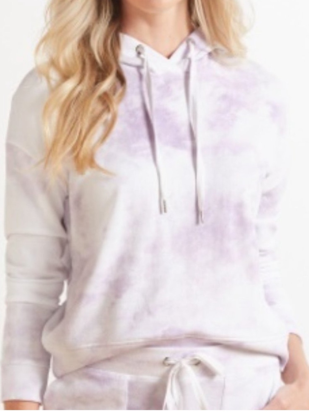 NWT Rails Women's Murray Lavender Tie-Dye Hoodie, Size S